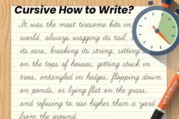 Cursive How to Write?-Business Hitech-2022