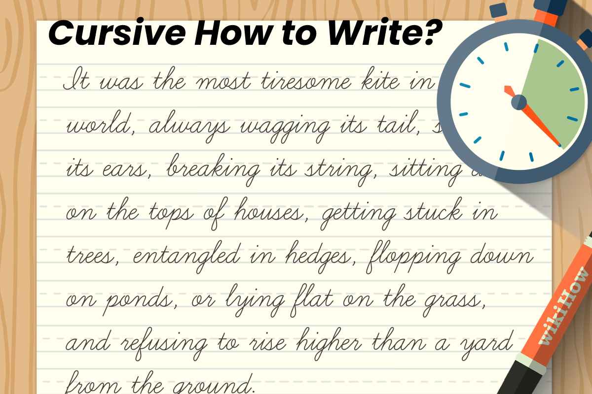 What Is Cursive In Word