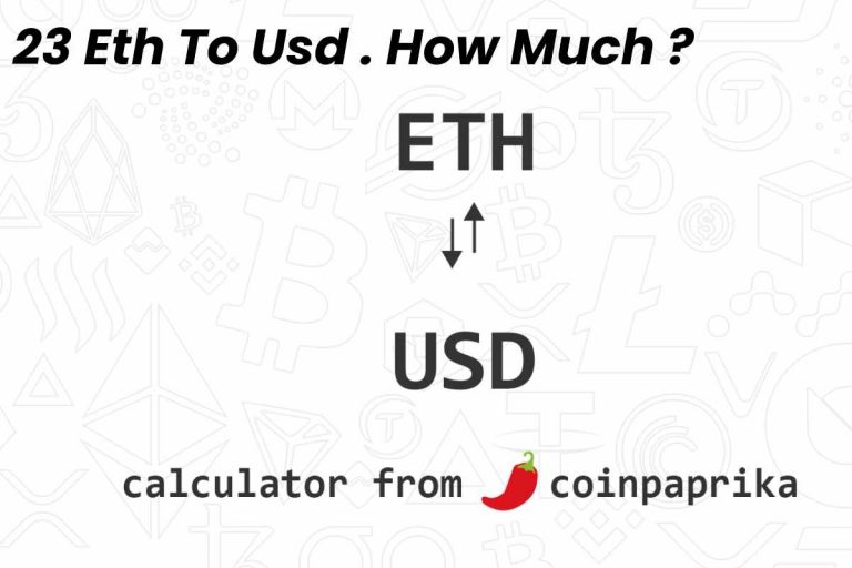 23 Eth To Usd . How Much ?