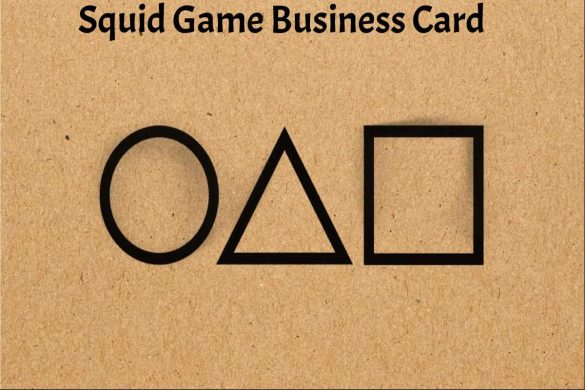 Squid Game Business Card