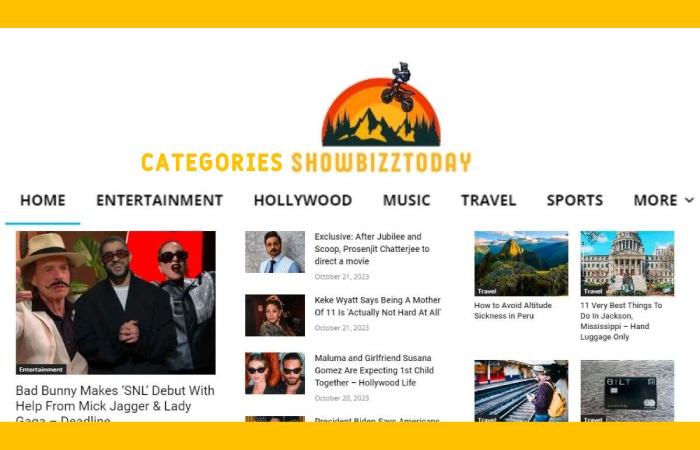 Categories Of Showbizztoday.com