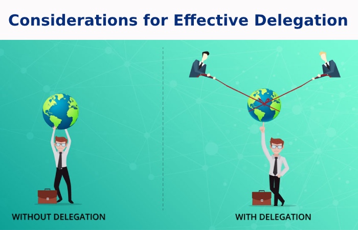 Considerations for Effective Delegation