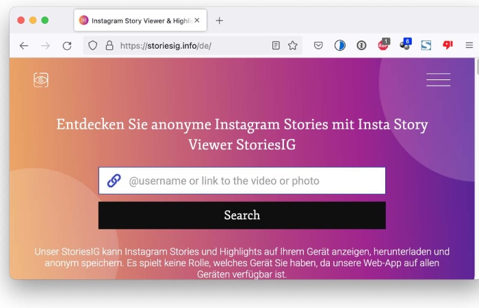 How To Use StoriesIG_