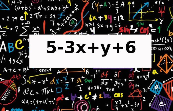 Section Second_ Analyzing 5 - 3x + y + 6