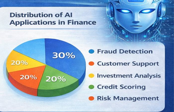 Distribution of AI Applications in Finance