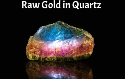 Raw Gold in Quartz