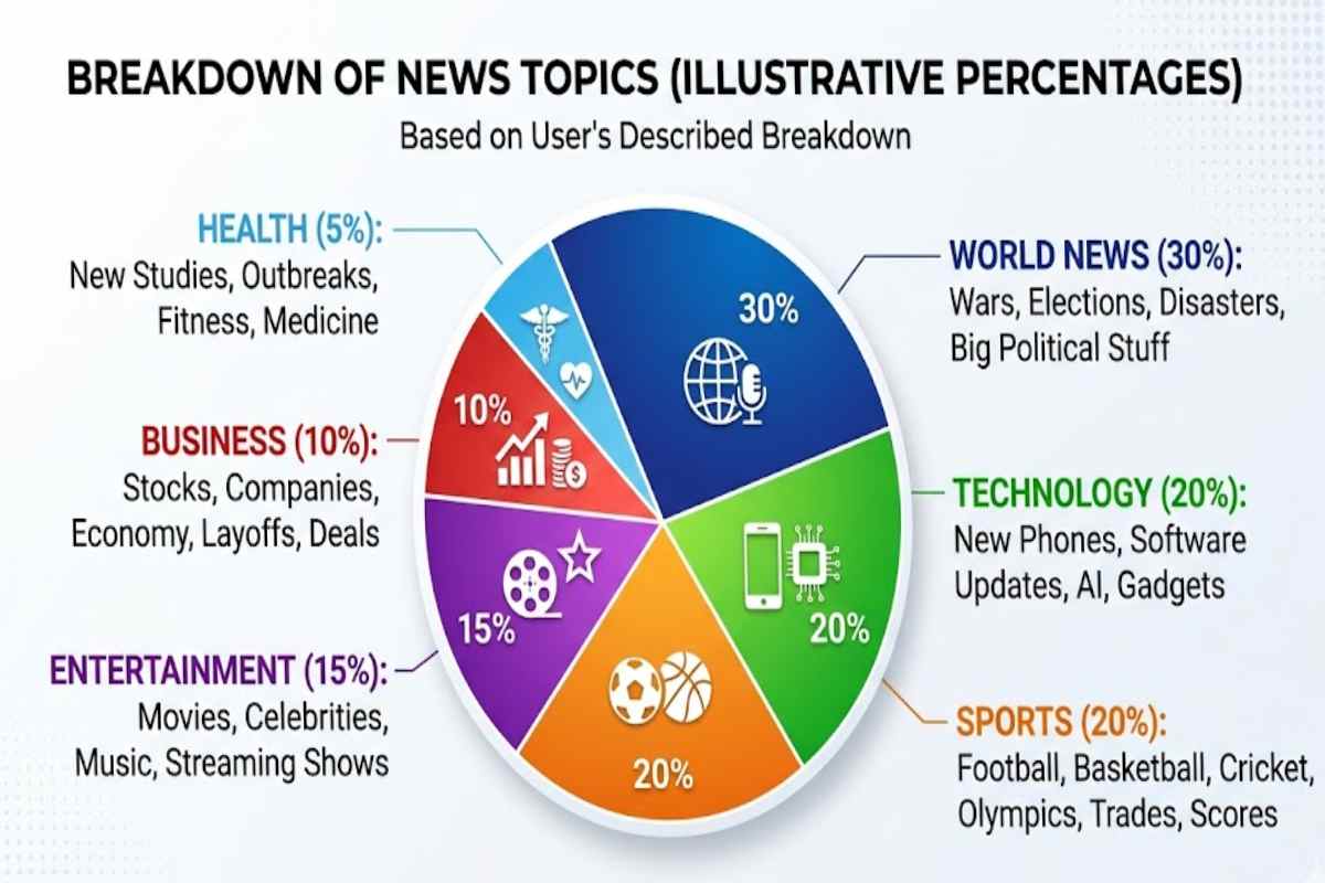 Categories Covered on Newschunk.com - piechart placeholder